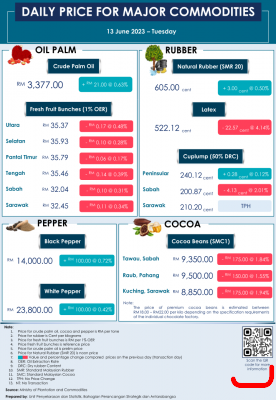 Daily Price of Commodities at June_13_1