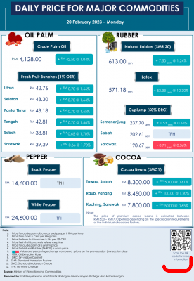 Daily Price of Commodities at February_20_1