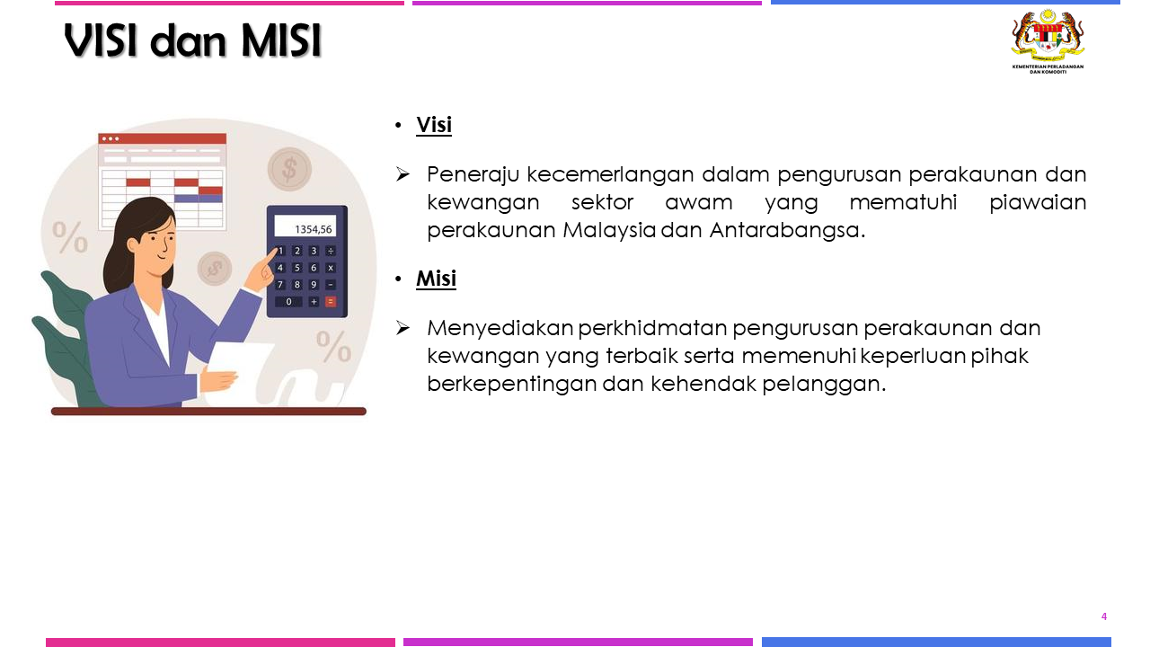 VISI DAN MISI BAHAGIAN