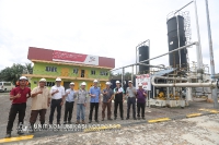 03 NOVEMBER 2022 - TKSUK YBRS ENCIK MAD ZAIDI MOHD KARLI MENGADAKAN LAWATAN KERJA KE LOJI BIO-COMPRESSED NATURAL GAS (BIO-CNG) KILANG SAWIT SUNGAI TENGI_2