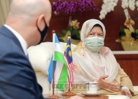 05 OKTOBER 2021 - YBM menerima kunjungan hormat Duta Uzbekistan ke Malaysia