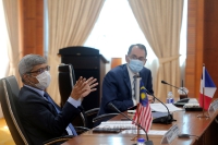 26 OKTOBER 2021 -  YBHG Datuk Ravi Muthayah menerima kunjungan hormat Duta Besar Perancis ke Malaysia_3