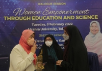 TEHRAN - 08 FEBRUARI 2022 - YBM mengadakan lawatan serta ke sesi dialog bertajuk Pemerkasaan Wanita Menerusi Pendidikan dan Sains di Universiti Al-Zahra_16