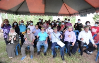 Majlis Pelancaran Aplikasi RRIMniaga p APLIKASI RRIMNIAGA dan Pembukaan Panel Torehan Peserta Getah untuk PRIBUMI (GUP) di Perak