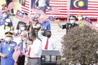 Majlis Pelancaran Bulan Kebangsaan dan Kibar Jalur Gemilang 2020 di Dataran Perdana, Bangunan Putra, Putrajaya_6