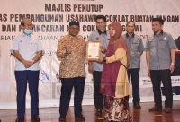 Majlis Penutup Kursus Asas Pembangunan Usahawan Coklat Buatan Tangan Dan Pelancaran Langkawi Sebagai Hab Coklat di Hotel Adya, Pulau Langkawi, Kedah