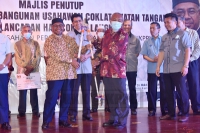 Majlis Penutup Kursus Asas Pembangunan Usahawan Coklat Buatan Tangan Dan Pelancaran Langkawi Sebagai Hab Coklat di Hotel Adya, Pulau Langkawi, Kedah