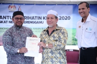 Majlis Penyampaian Bantuan Prihatin Kenaf Peringkat Negeri Terengganu di Balai Raya Kampung Guntung Dalam, Setiu, Terengganu_8