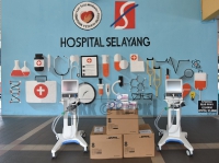 Majlis Penyerahan Sumbangan Mesin Ventilator dan Test Kit COVID-19 di Hospital Besar Selayang, Selayang, Selangor_1