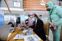 Sesi Pra Pendaftaran dan Klinik E-Census Banci 2020 bagi Penjawat Awam KPPK di Lobi KPPK, Putrajaya_8