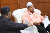 Terima kunjungan hormat perbadanan pembangunan pertanian negeri perak di Bilik mesyurat YBM